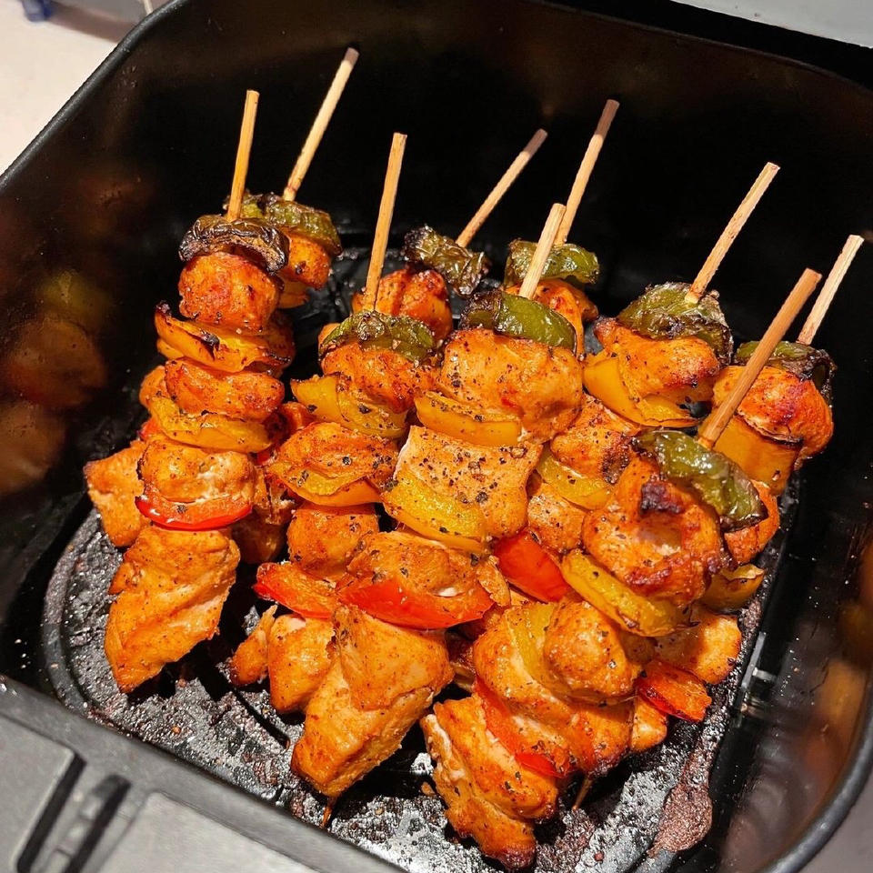 空气炸锅奥尔良烤鸡肉串