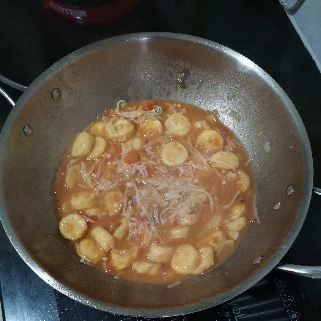 ㊙️减肥必吃‼️吸油吸脂‼️🍅番茄金针菇日本豆腐🤤