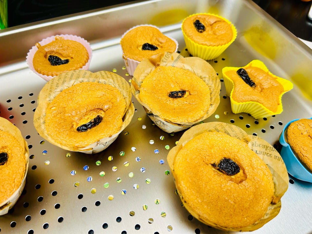 不塌陷不开裂不缩腰杯子蛋糕分享