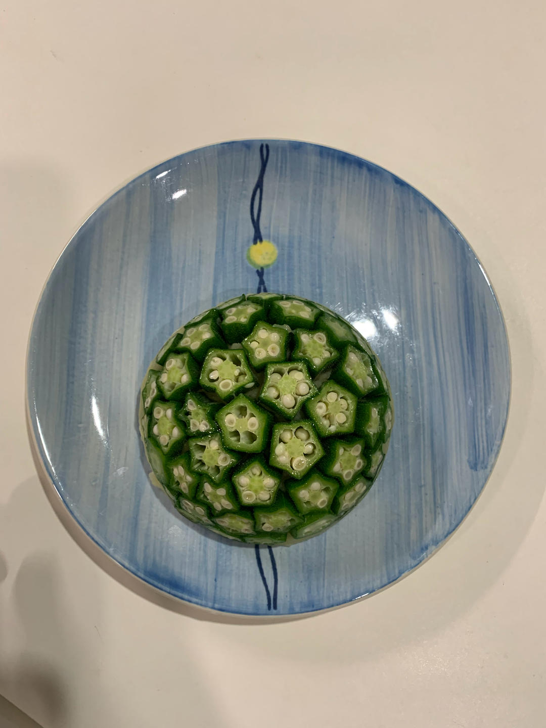 人见人爱的秋葵土豆泥