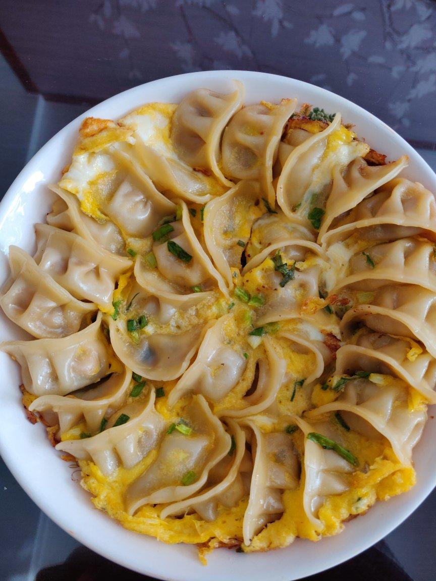 懒人快手抱蛋煎饺