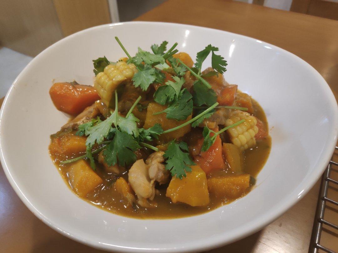 咖喱南瓜炖鸡胸