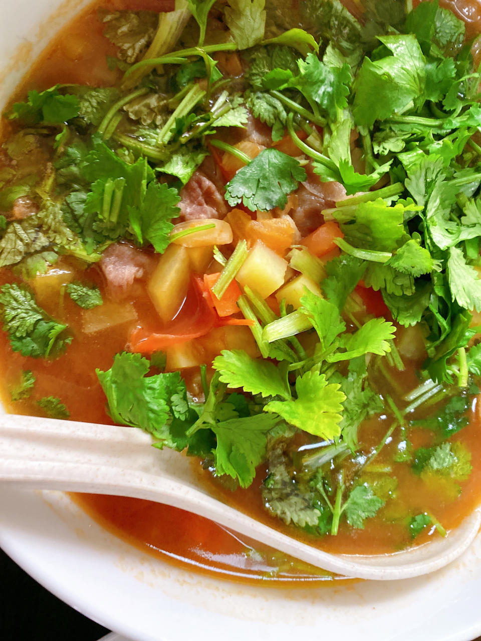 超开胃的番茄土豆肥牛汤‼️下米饭无敌了