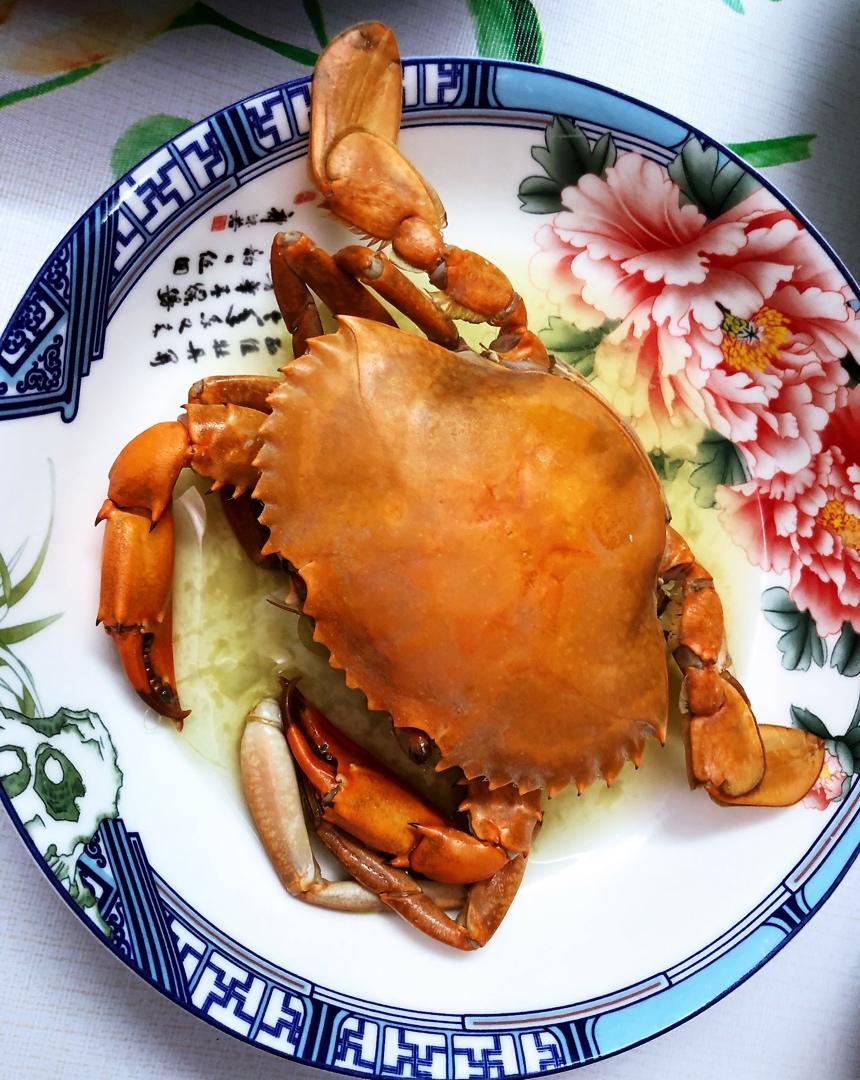 酸甜樱桃做的清蒸红鲟膏蟹