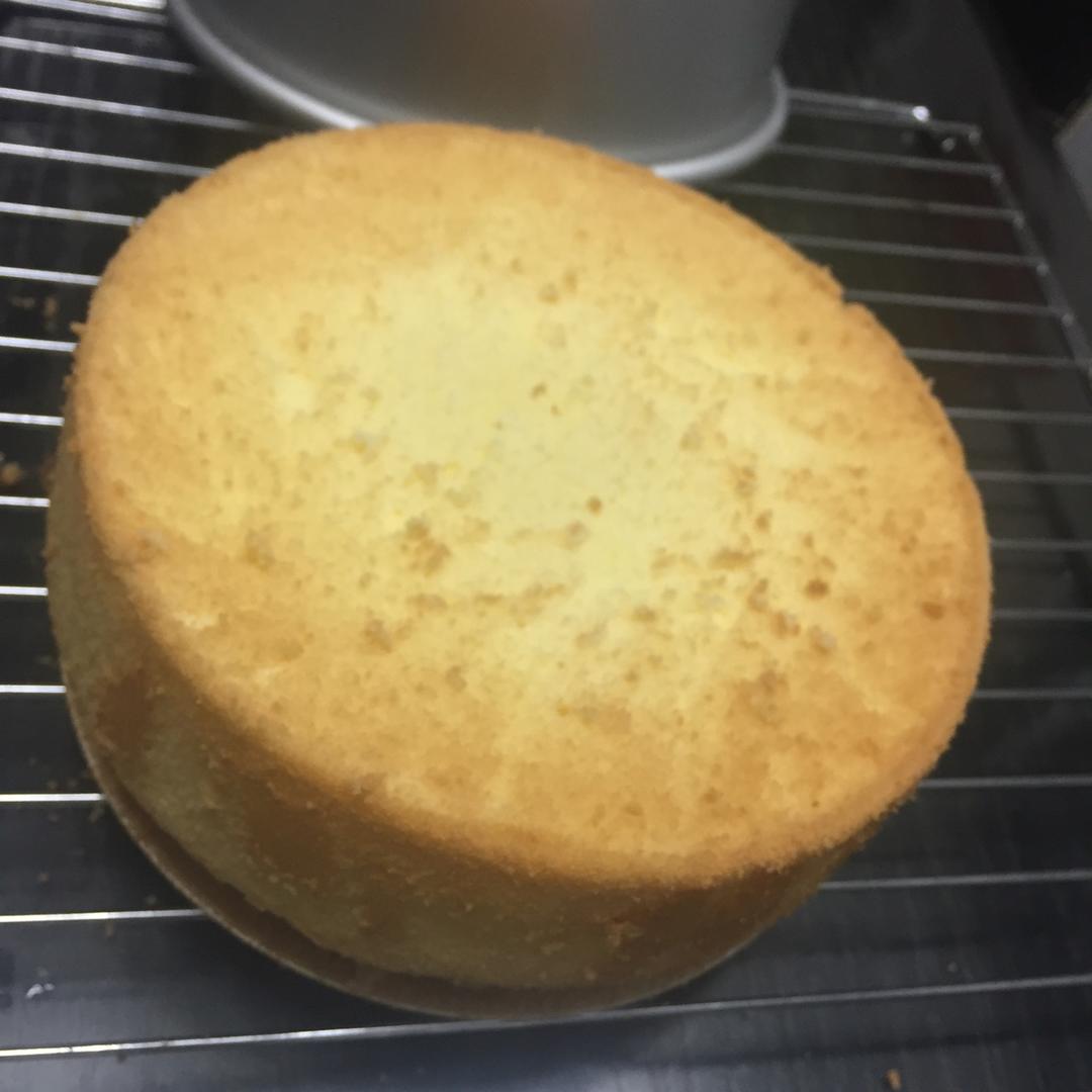 6寸原味戚风蛋糕