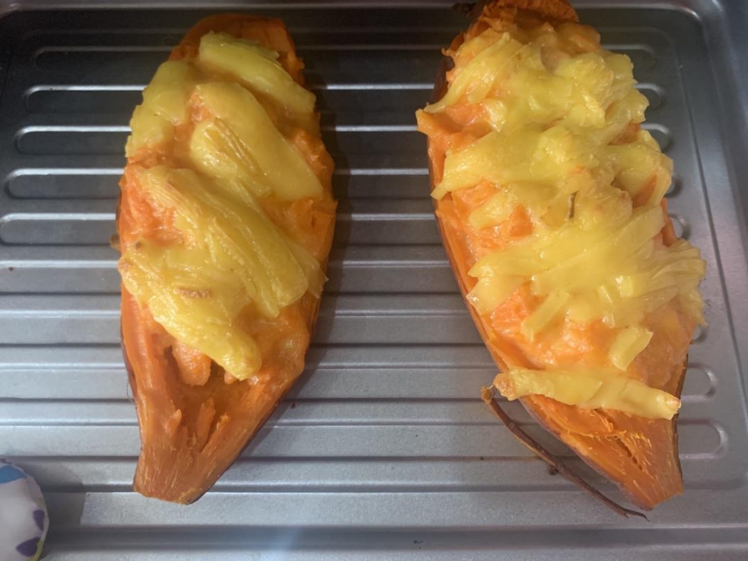 超简单芝士焗红薯（烤箱版）