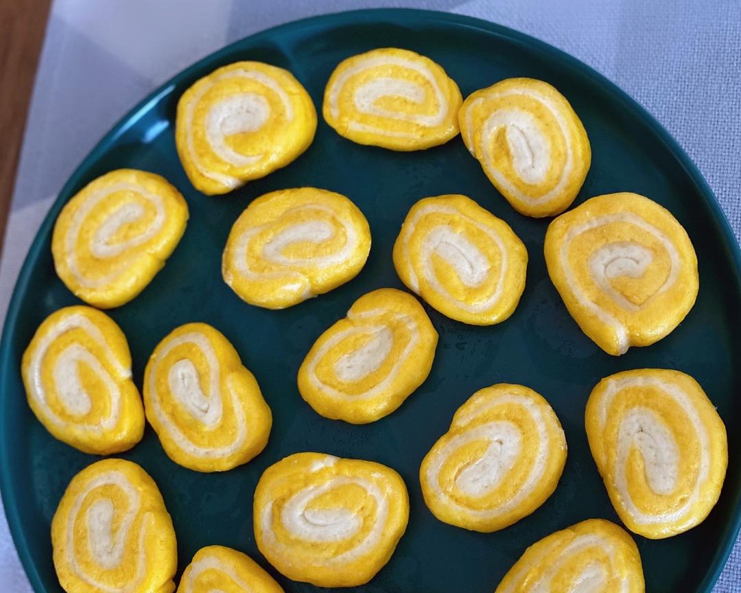 南瓜双色馒头的做法