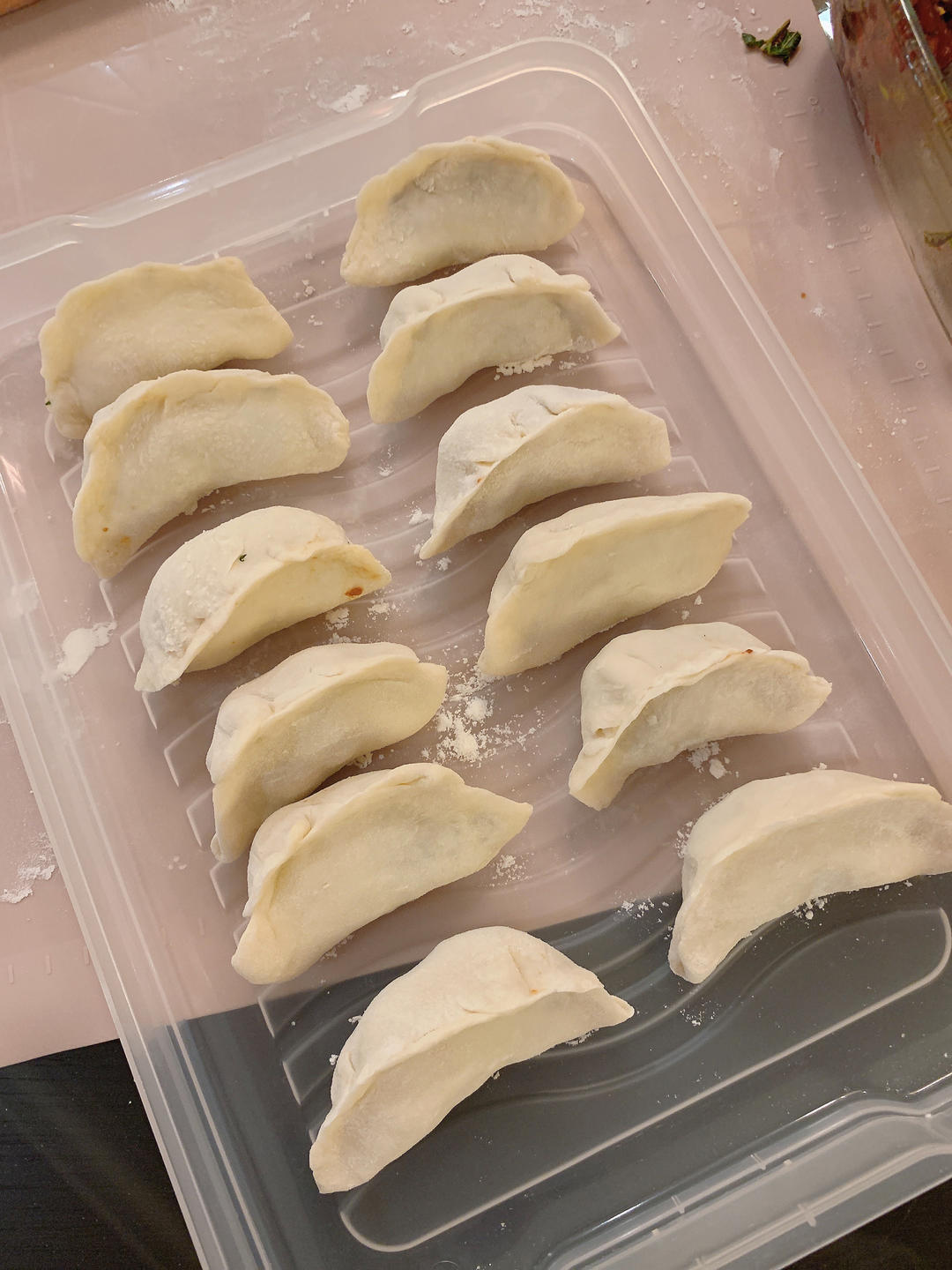 香椿馅儿饺子
