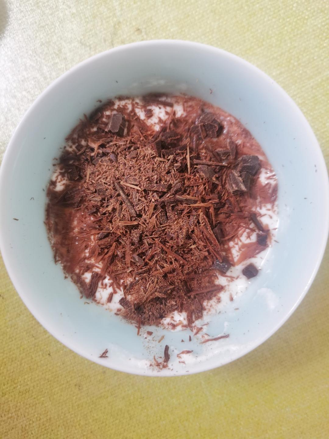 新手一次成功的巧克力酸奶慕斯(4寸) 一人食