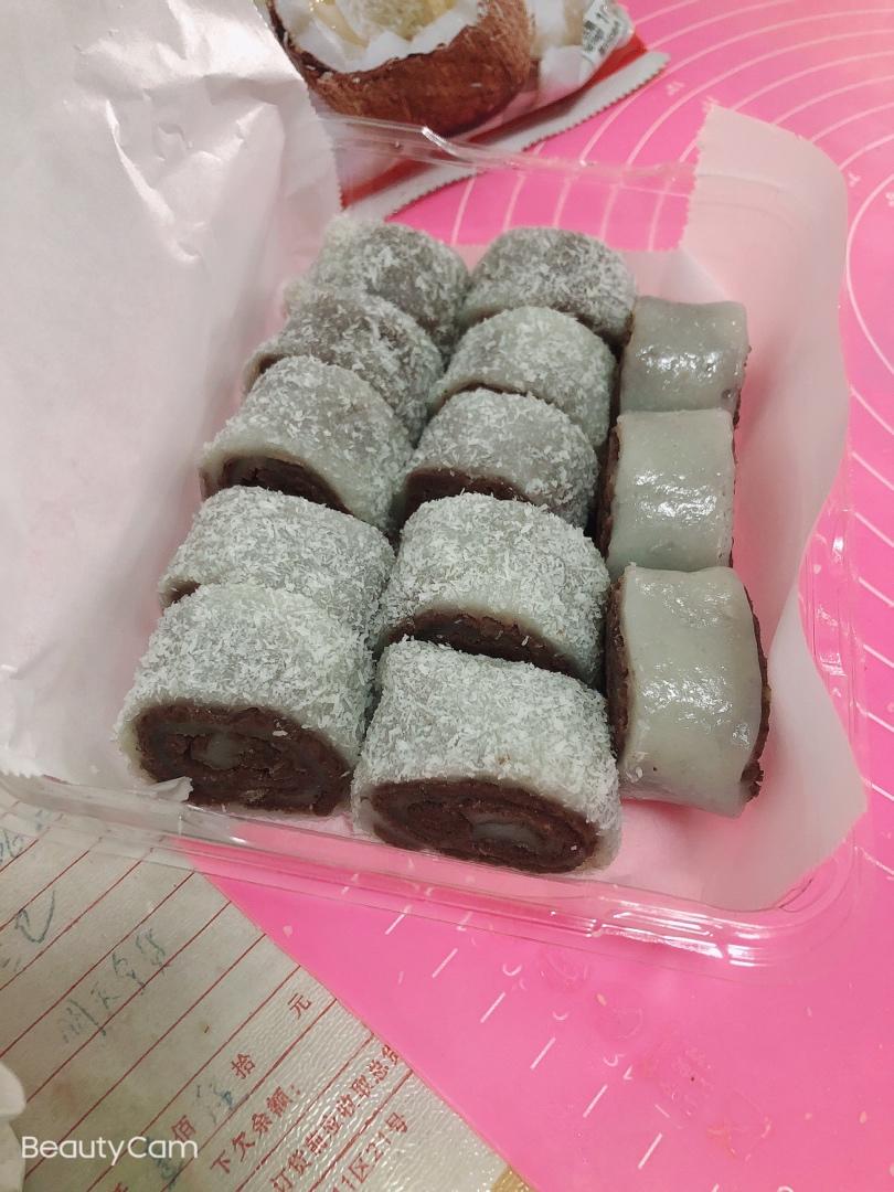 下午茶糕点【椰蓉豆沙糯米糍】超简单