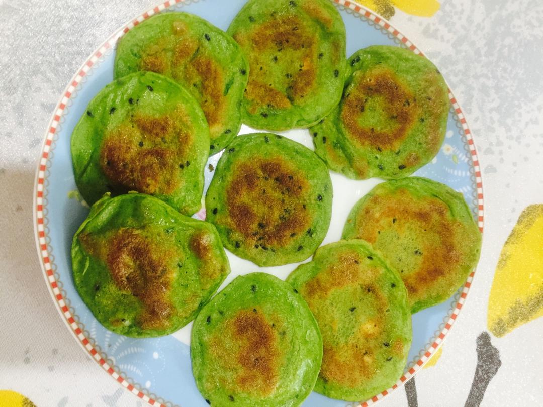 菠菜蛋饼  宝宝健康食谱