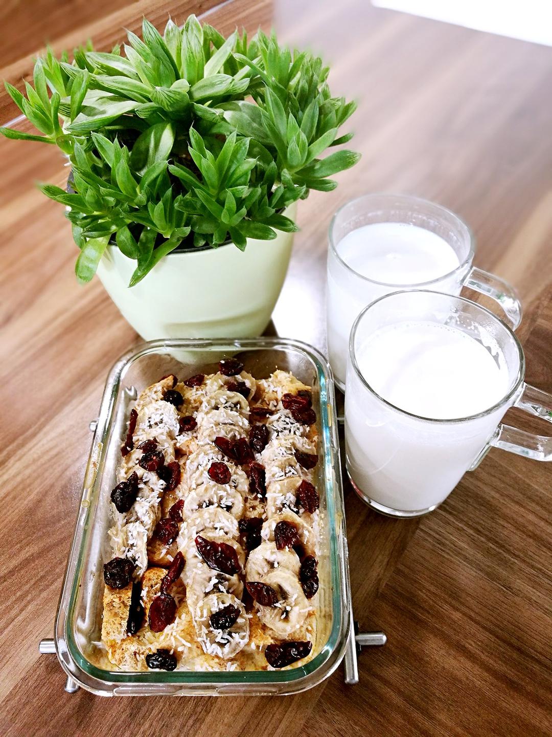 双椰（椰浆椰蓉）吐司布丁