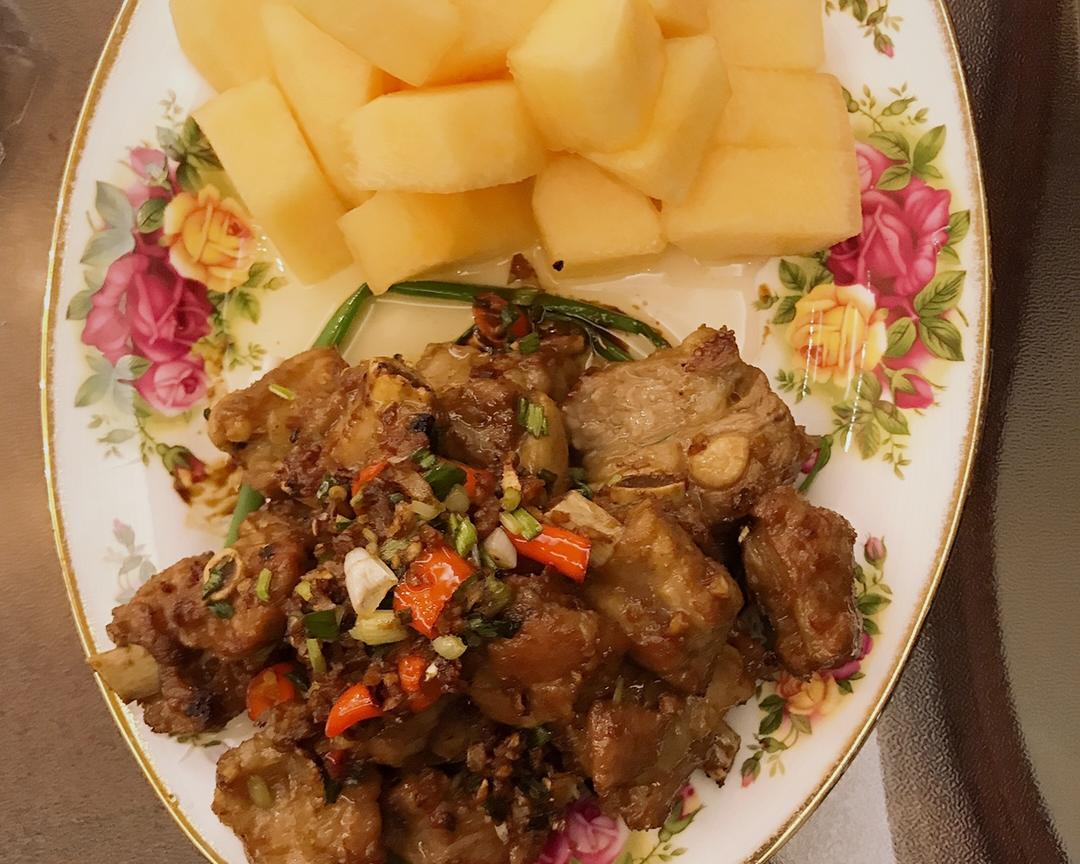 上海排骨蒜香味无油烟非常好吃👩🏻‍🍳的做法