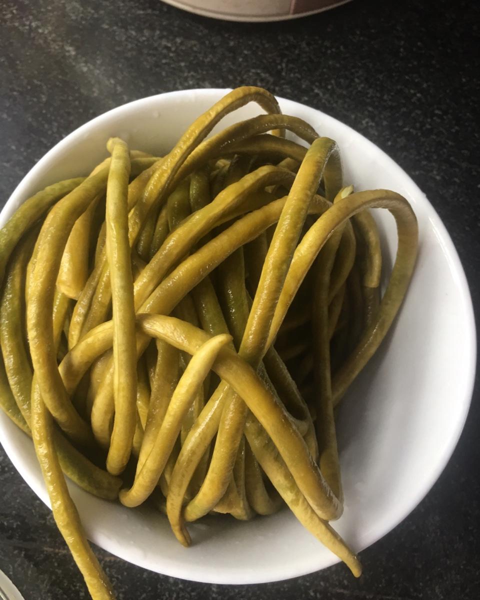 自制酸豆角（史上最简单三天完成）