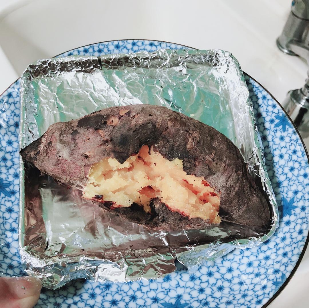 省时烤红薯（烤箱，微波炉）