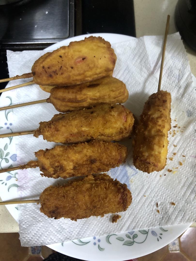 美式小吃corn dog热狗