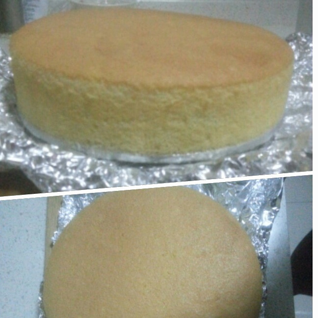 超简单完美戚风蛋糕（6寸2蛋）附打发、翻拌、脱模视频