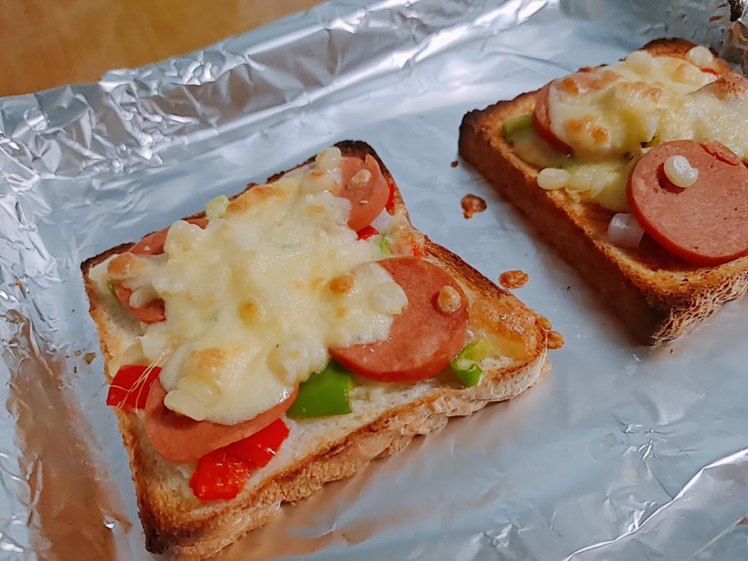 懒人版吐司披萨