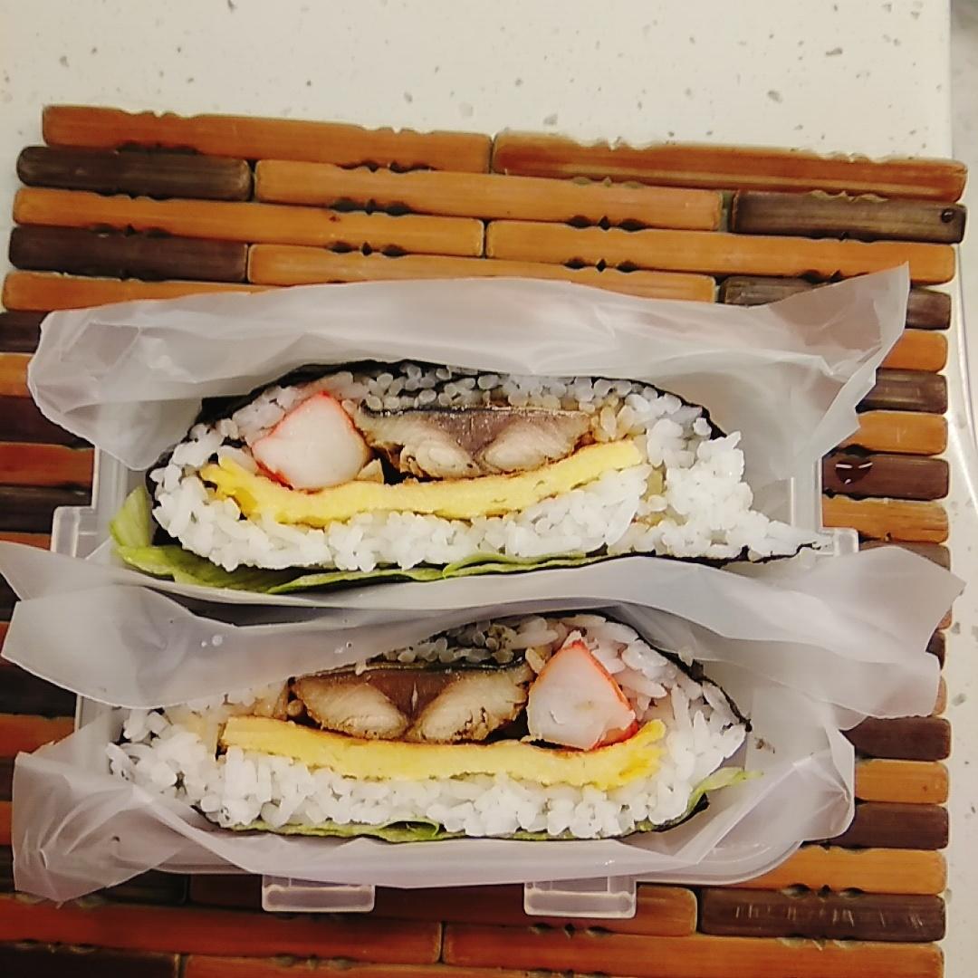三明治饭团（不用捏的饭团）