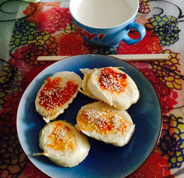 腐乳烤馒头片