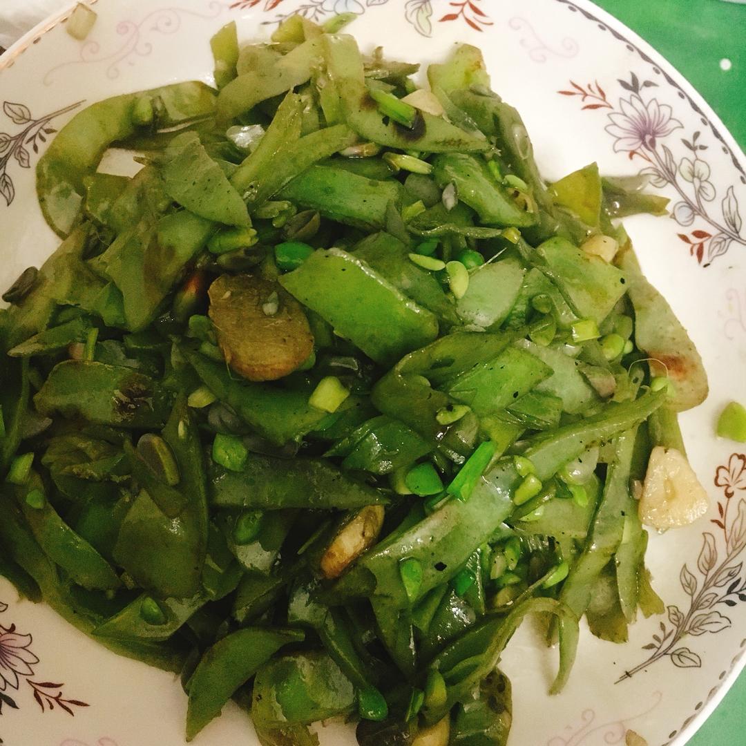 清炒扁豆丝