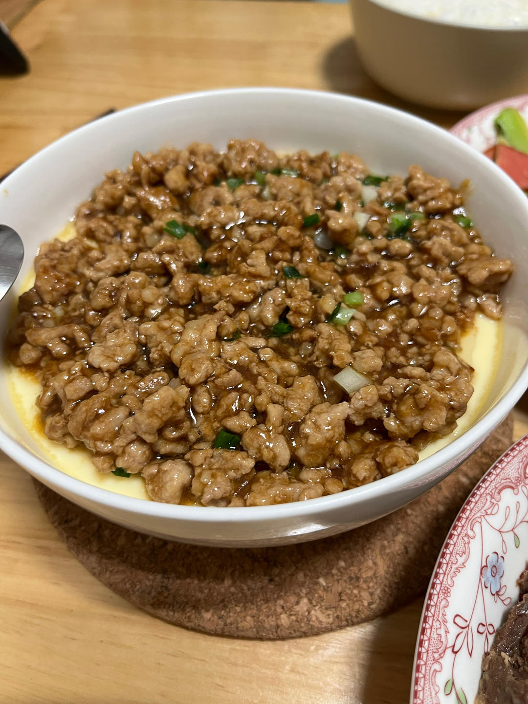 比布丁还要嫩！巨好吃又营养的肉末水蒸蛋