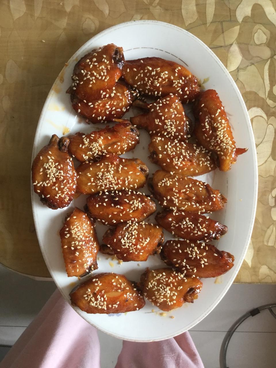 烤箱版蜜汁烤翅