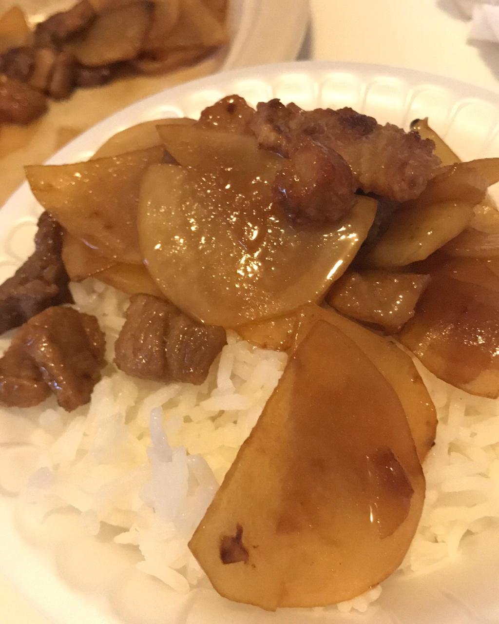 肉炒土豆片