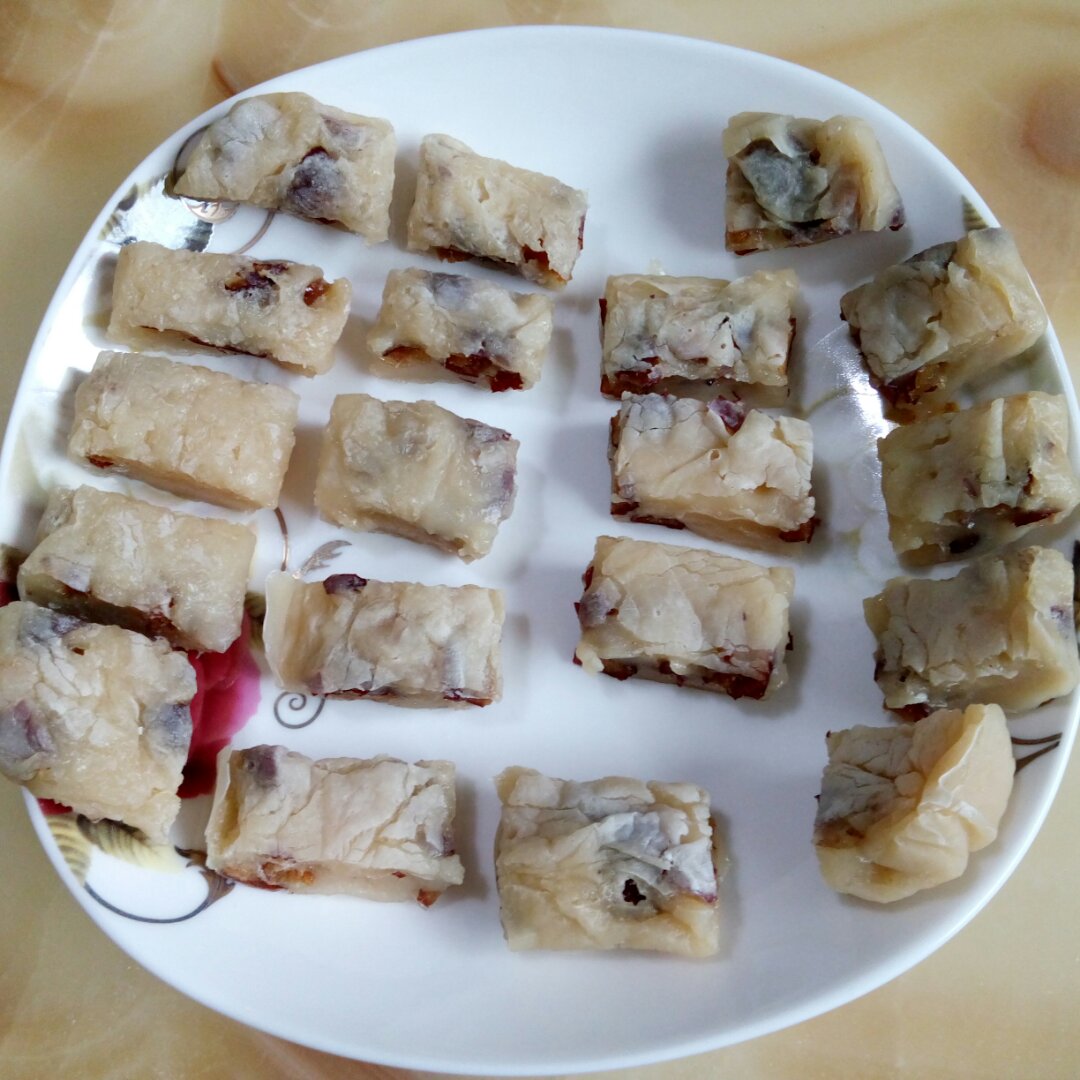 五分钟微波炉红枣年糕