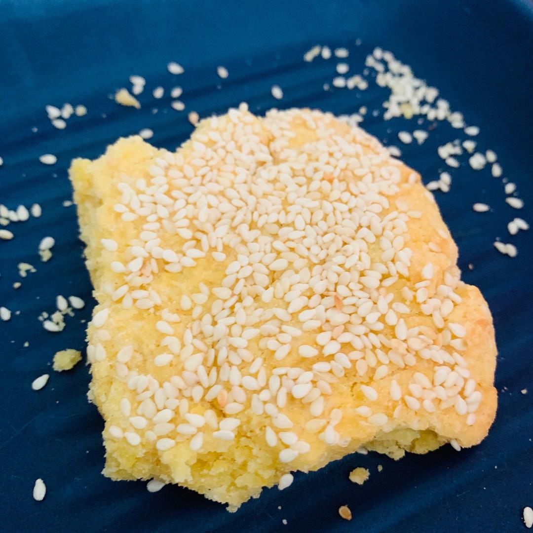 玉米面麻饼