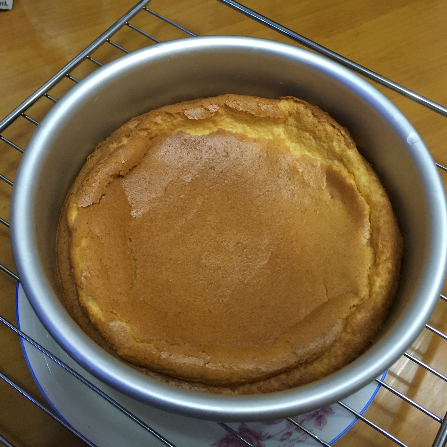 6寸原味戚风蛋糕