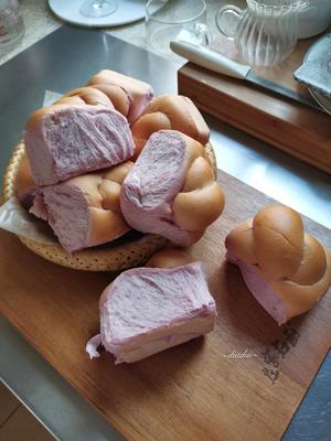 紫薯椰蓉老面包的做法 步骤32