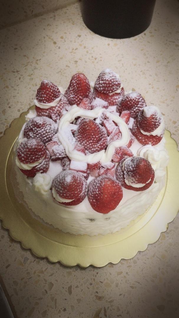 手把手教你🎄教程详细的圣诞可可草莓裸蛋糕