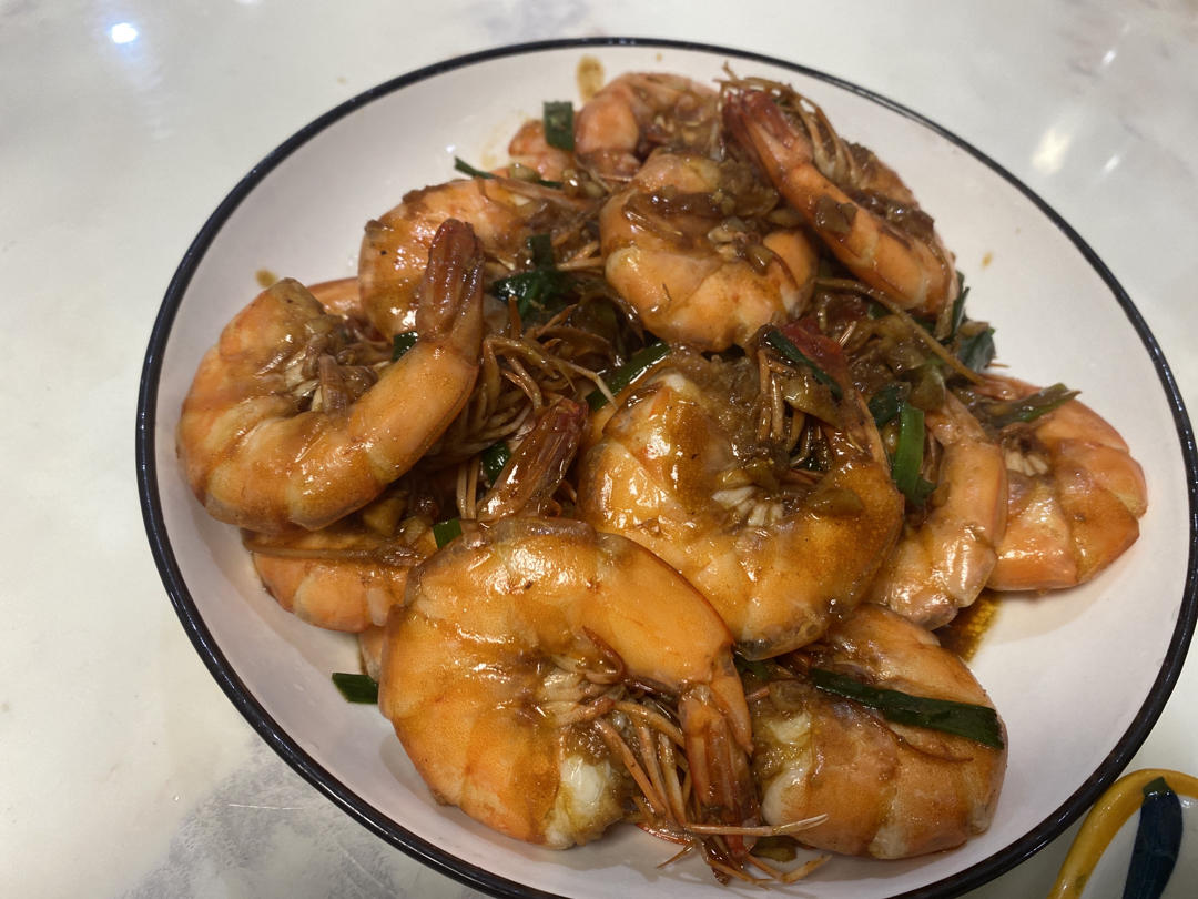 家庭版油焖大虾