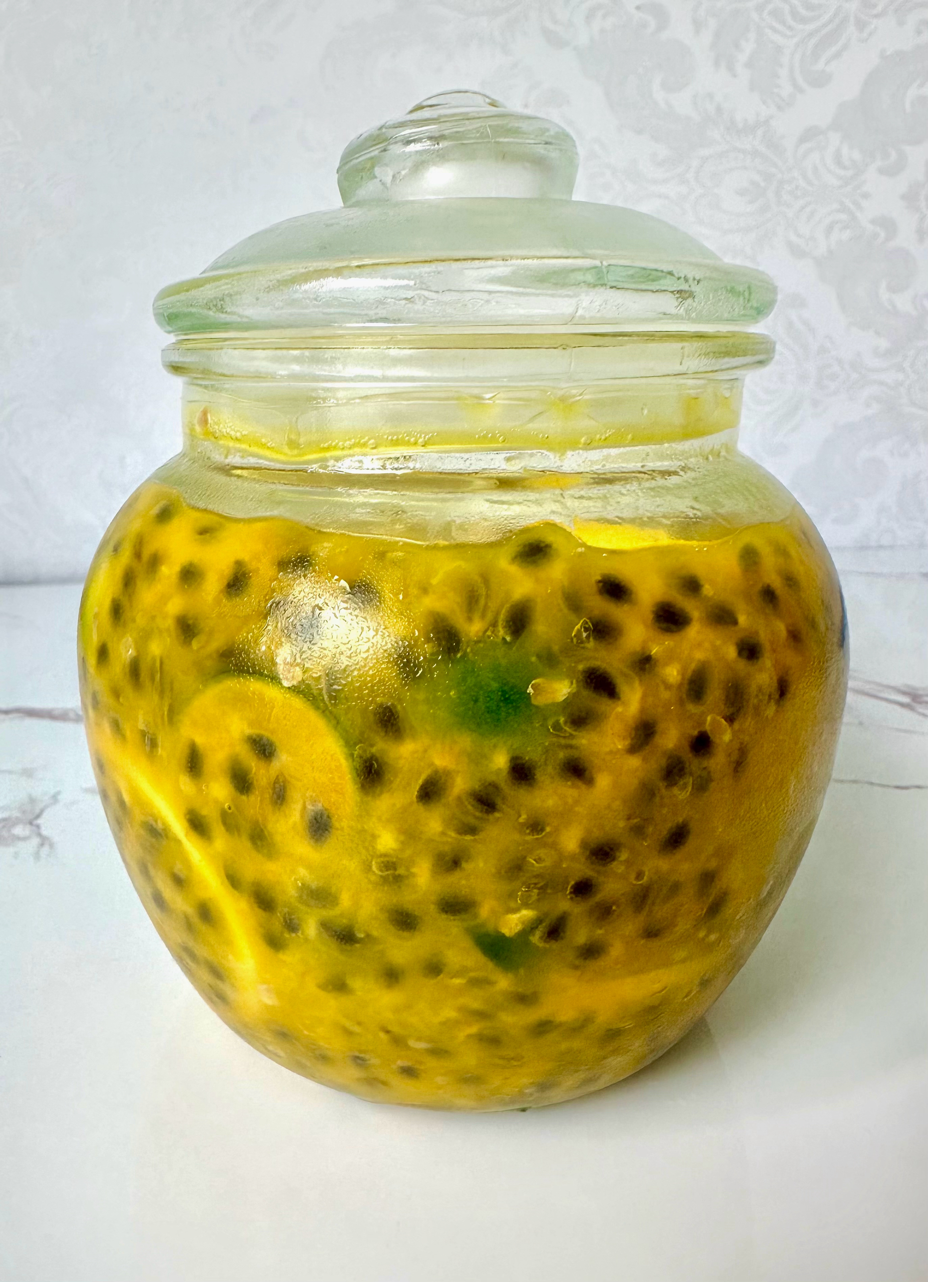 百香果柠檬🍋小青桔果茶的做法 步骤1