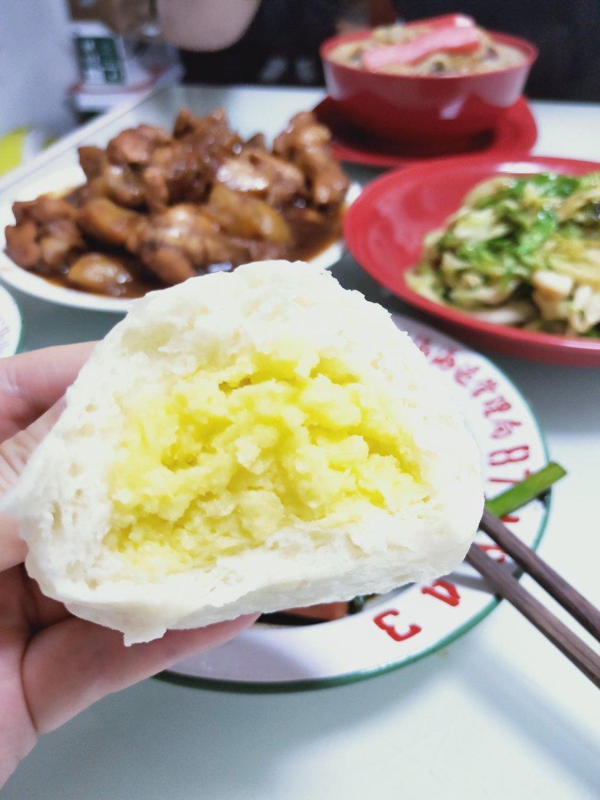 奶黄馅儿和奶黄包