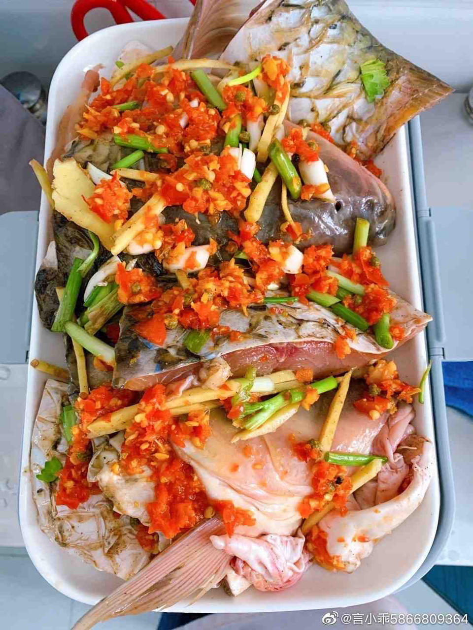 双色剁椒鱼头【4月北鼎电磁炉食谱】