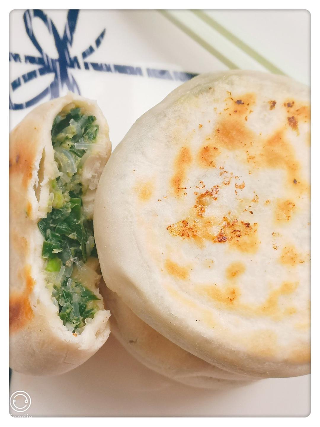 薄皮韭菜饼