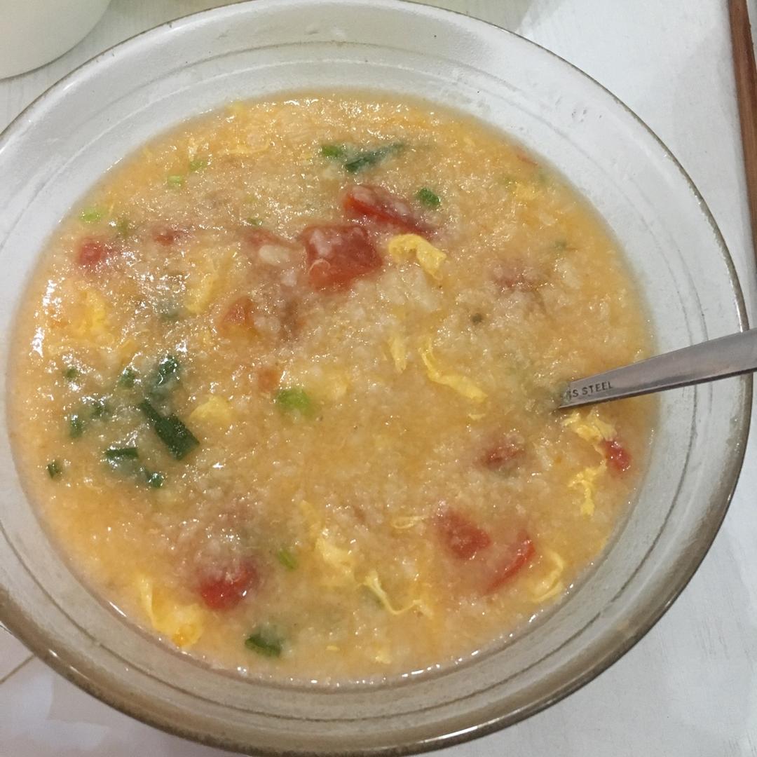 西红柿鸡蛋疙瘩汤