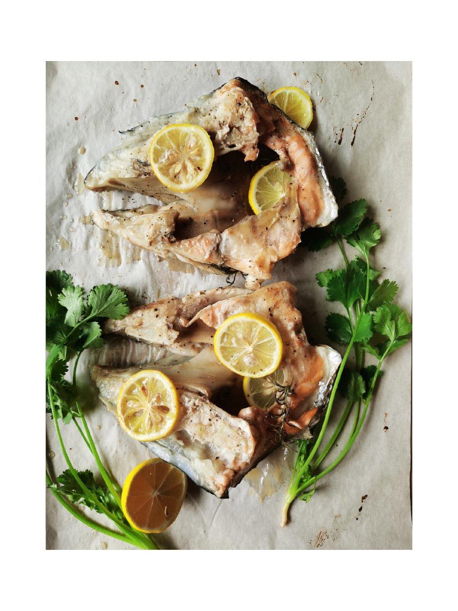 日式盐烤三文鱼头【北鼎烤箱食谱】