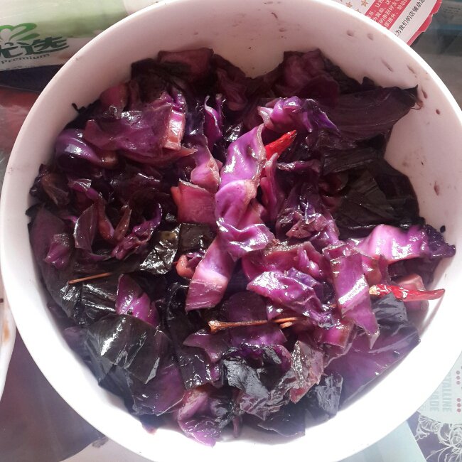 醋溜紫甘蓝