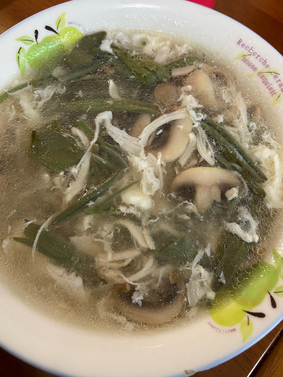 堂妈小厨——鸡丝莼菜汤
