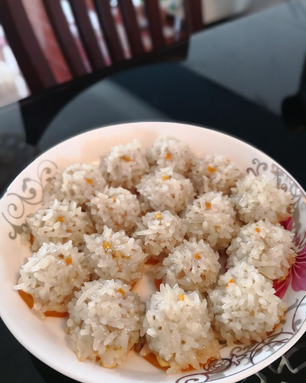 蒸糯米丸子