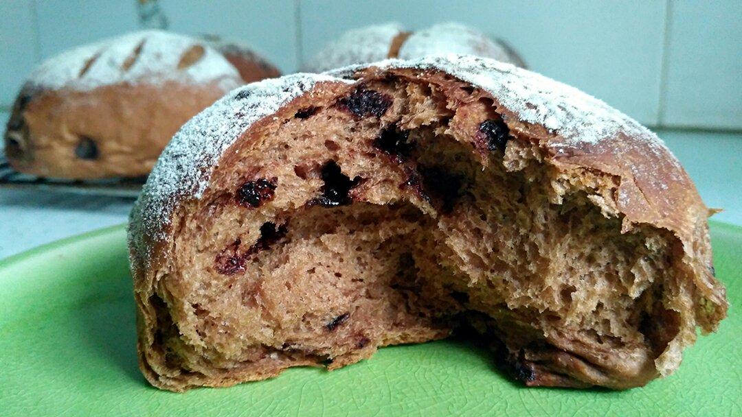 香蕉巧克力软欧