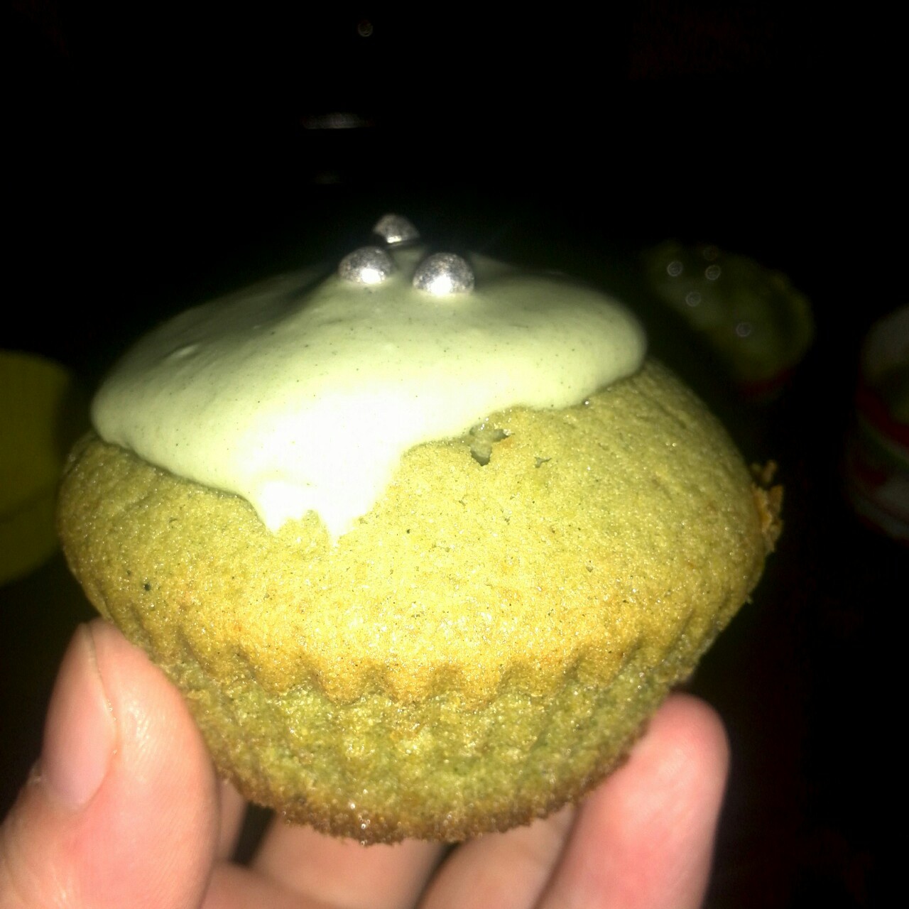 小清新の抹茶cupcake