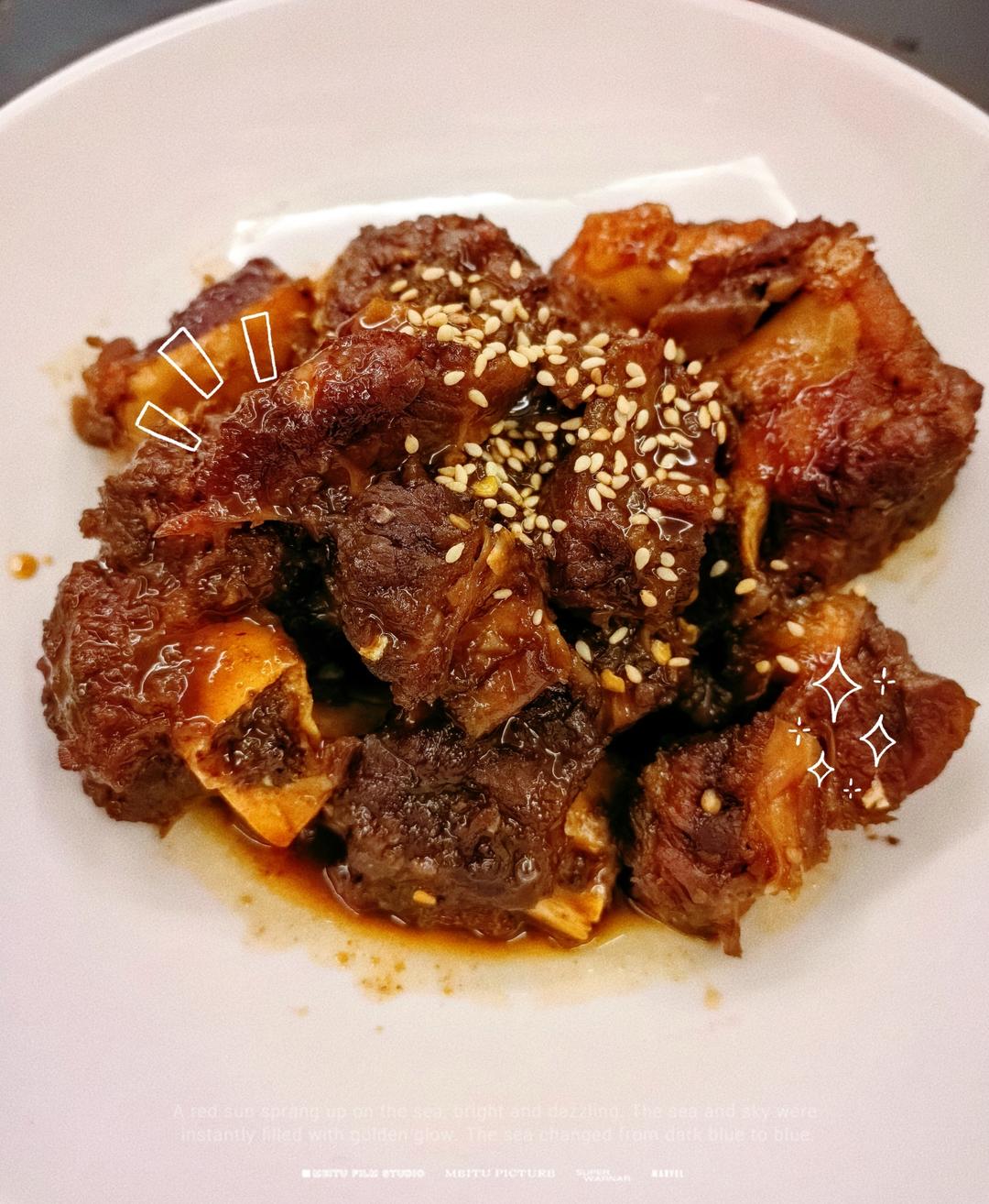 吮指牛肋排