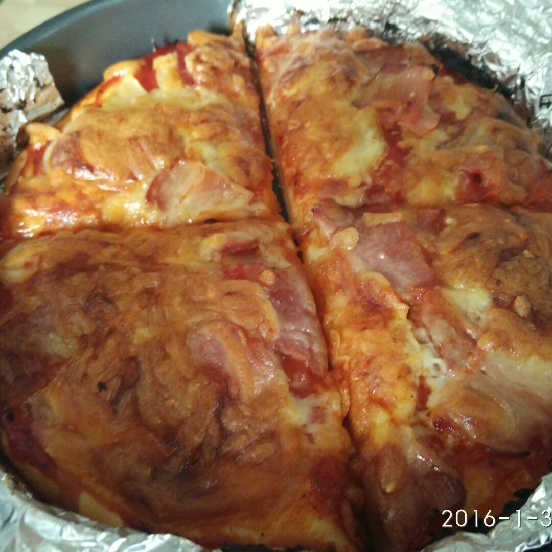 培根火腿披萨