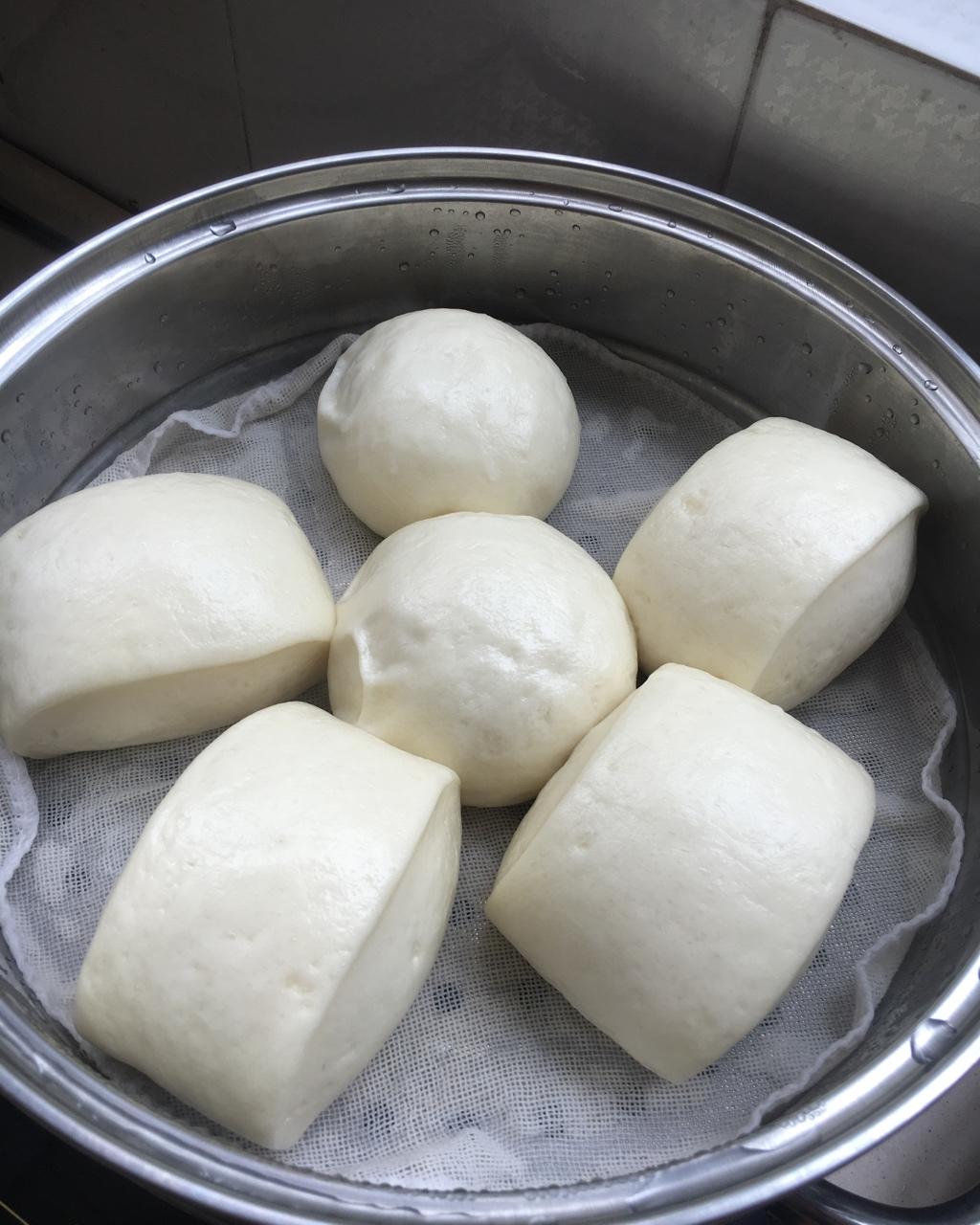 纯手工奶香馒头【无泡打粉，无添加】