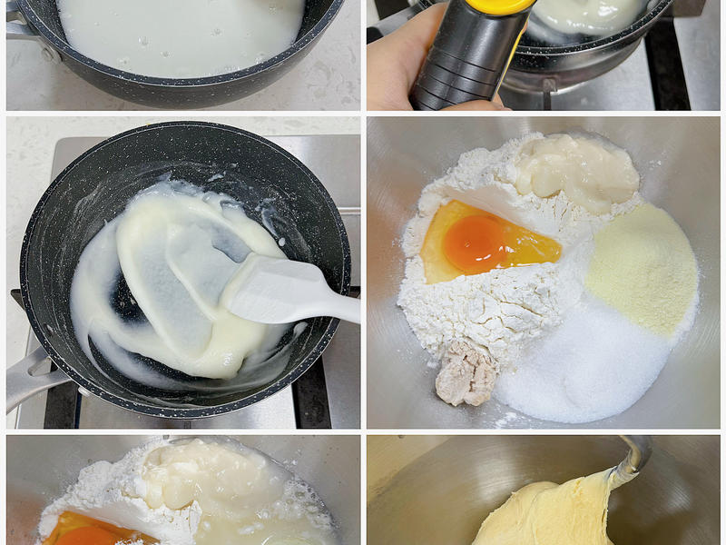 纯奶手撕吐司的做法 步骤1