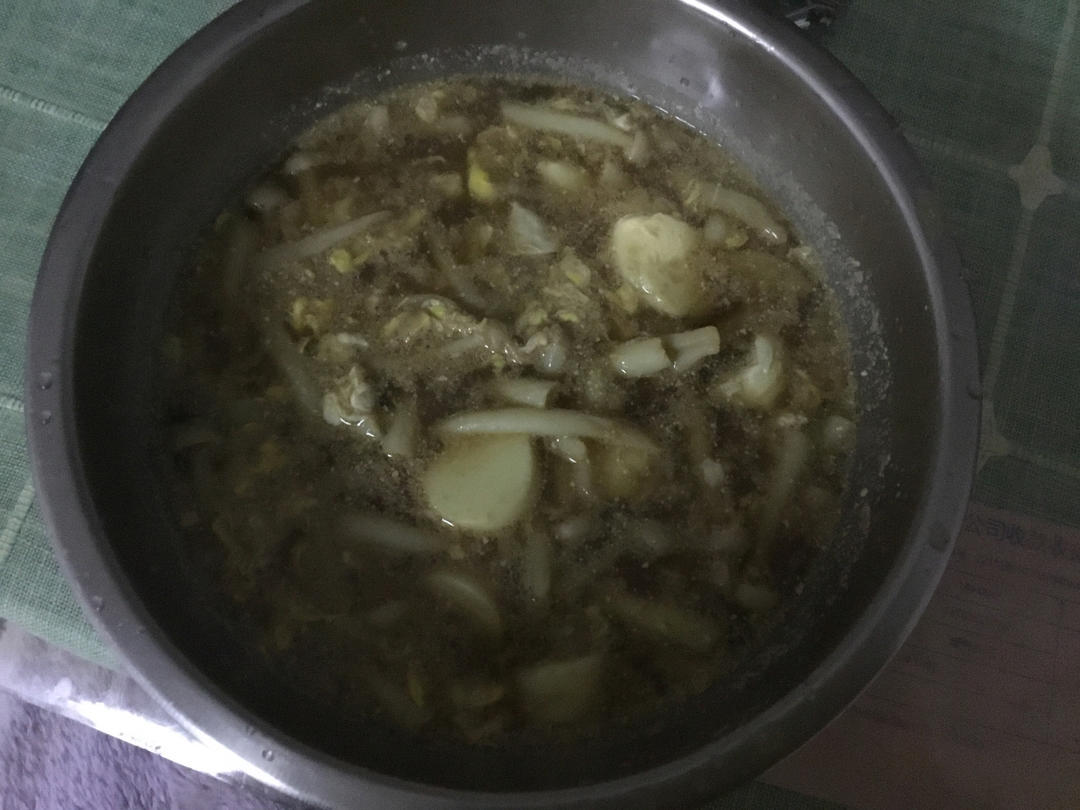 白玉菇豆腐汤